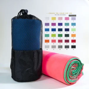Custom Logo Microfiber Beach Towel Lightweight Sand-Free Quick-Dry Antibacterial