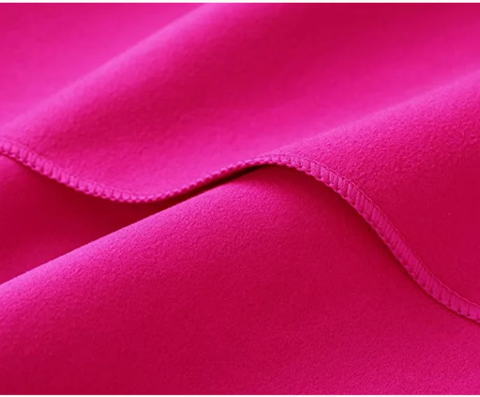 Custom Logo Microfiber Beach Towel Sand Free Lightweight Absorbent Solid Color - Image 2