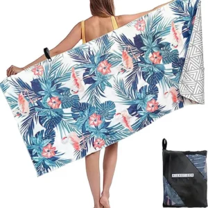 Custom Logo Microfiber Quick Dry Large Luxury Yoga Beach Towel