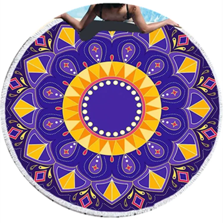 Custom Logo Microfiber Quick Dry Lightweight Beach Towel Sports Swimming Multifunction