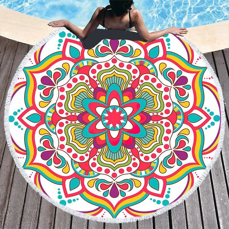 Custom Logo Microfiber Quick Dry Lightweight Beach Towel Sports Swimming Multifunction - Image 3