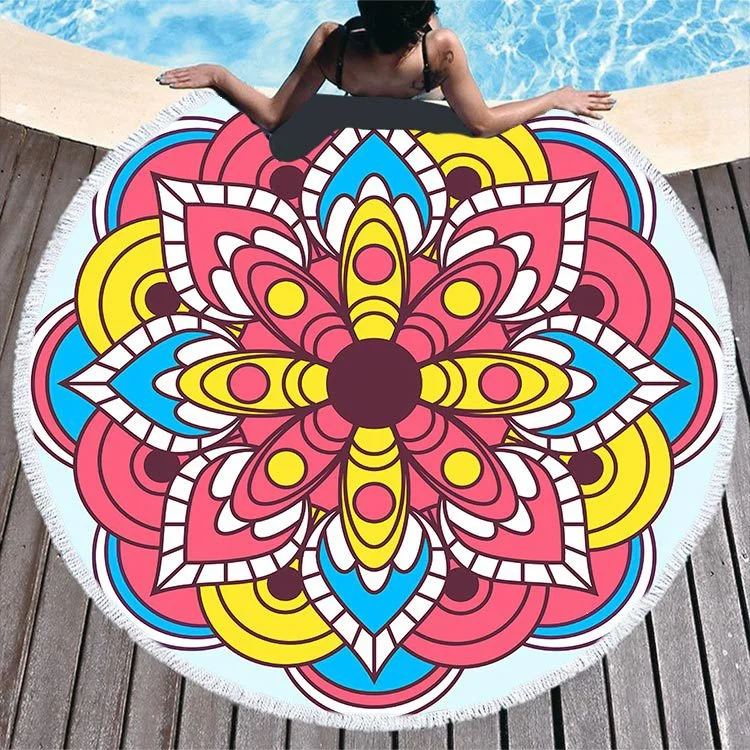 Custom Logo Microfiber Quick Dry Lightweight Beach Towel Sports Swimming Multifunction - Image 4