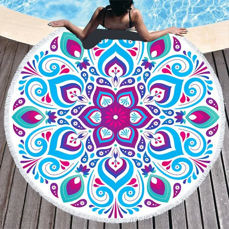 Custom Logo Microfiber Quick Dry Lightweight Beach Towel Sports Swimming Multifunction - Image 5