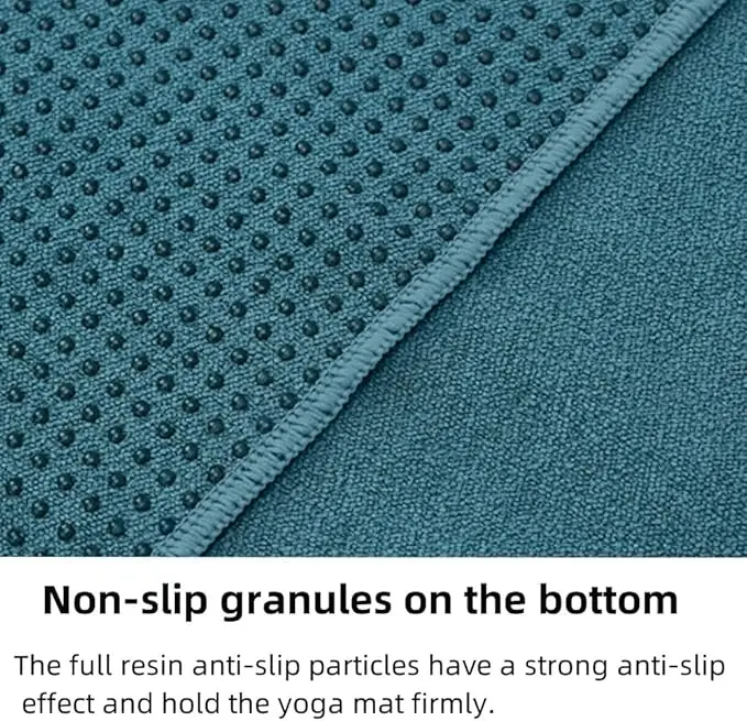 Custom Logo Microfiber Yoga Towel Super Absorbent Quick Dry Anti-Slip Bulk Order - Image 3