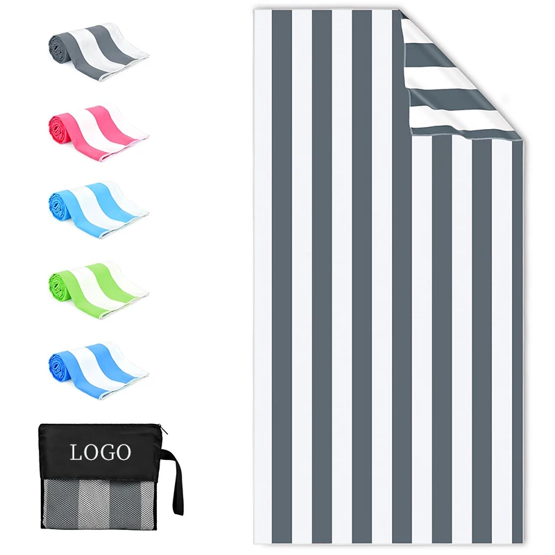 Custom Logo Oversized Soccer Beach Towel Sublimation Printing Bulk Wholesale