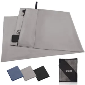 Custom Logo Quick Dry Microfiber Gym Towel - Sweat Absorbent Sports Fitness Towel