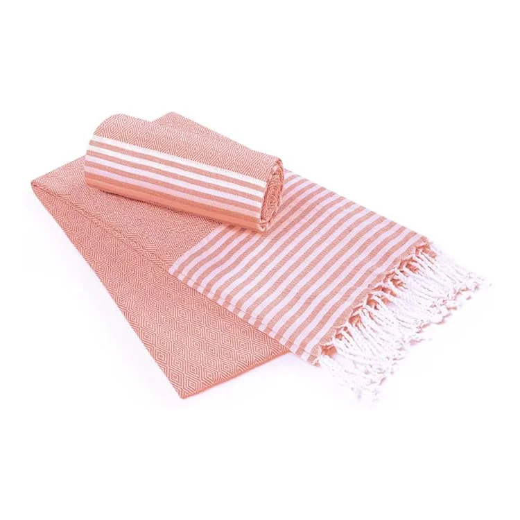 Custom Logo Quick Dry Soft Lightweight Wearable Large Waffle Microfiber Beach Towel