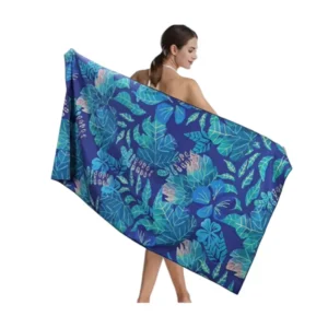 Custom Logo Sand Free Quick-dry Microfiber Beach Towel Customization Outdoor