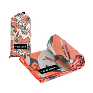 Custom Logo Sublimation Microfiber Beach Towel Wholesale Quick Dry Sand Free Luxury