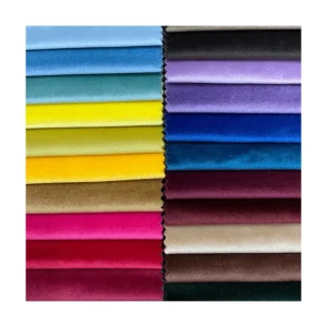 Custom Luxury Velvet Blackout Fabric 100 Percent Polyester Eco-Friendly Breathable Curtain Sofa Upholstery Car