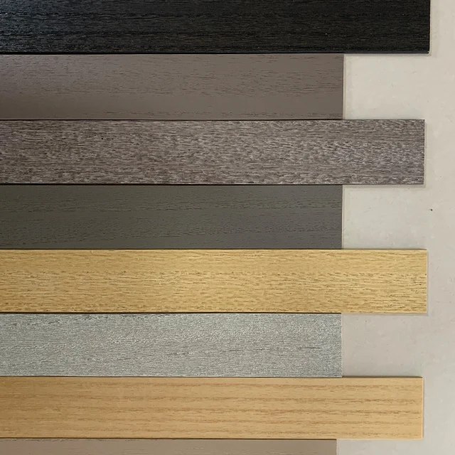 Custom Made Bamboo Slats Venetian Blinds Built-In Electric Horizontal Skylight - Image 2