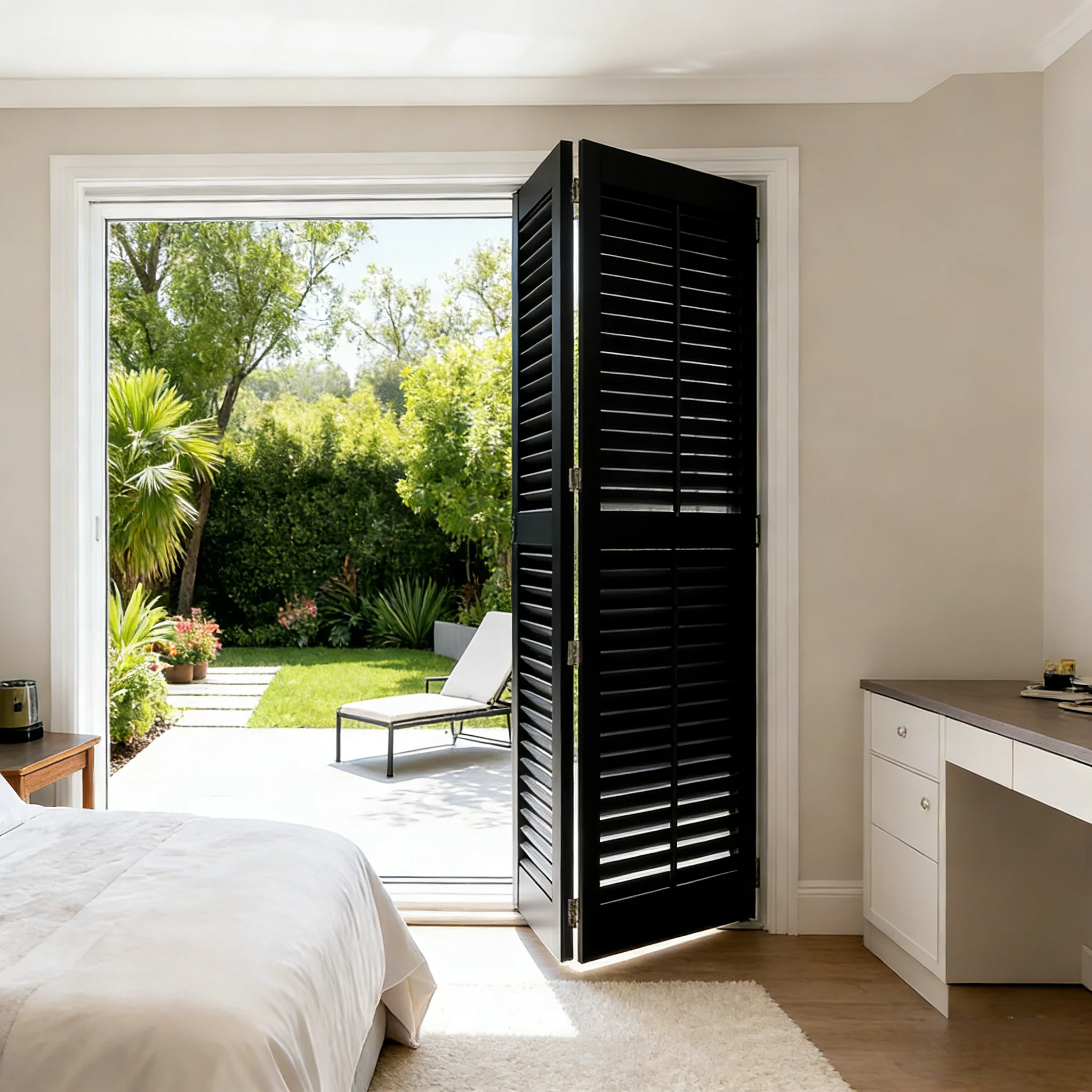 Custom Plantation Wooden Shutter OEM ODM Ventilated Shutter Custom Size Color Wholesale Indoor - Image 2