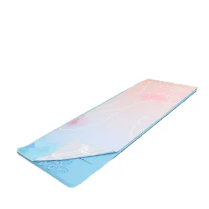 Custom Printed Adult Yoga Mat Towel Anti Slip Fast Drying Microfiber Cover