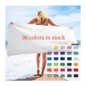 Custom Printed Microfiber Beach Towel Quick Dry Sand Free for Adults Travel Sports