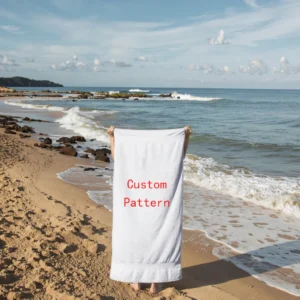 Custom Printed Microfiber Beach Towel Quick Drying Sand-Free for Travel Sports