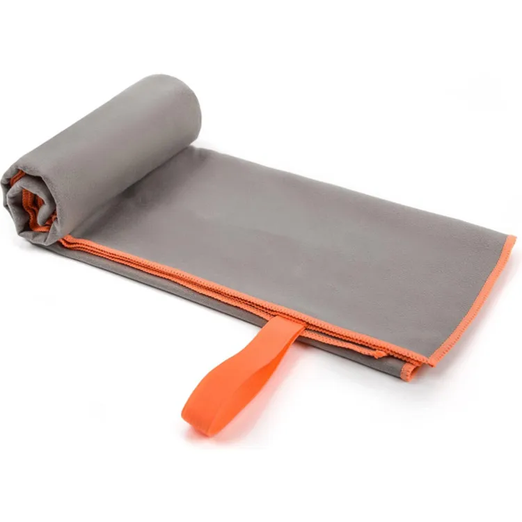 Custom Printed Microfiber Suede Beach Towel 30 Colors Quick-Dry Lightweight Sports - Image 3