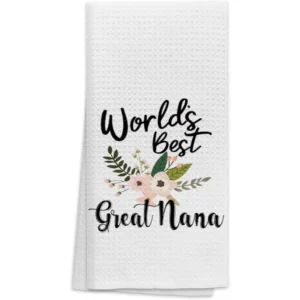 Custom Printed Woven Microfiber Waffle Dish Towel Absorbent Quick Dry Eco-Friendly Kitchen Tea Towel Custom Color