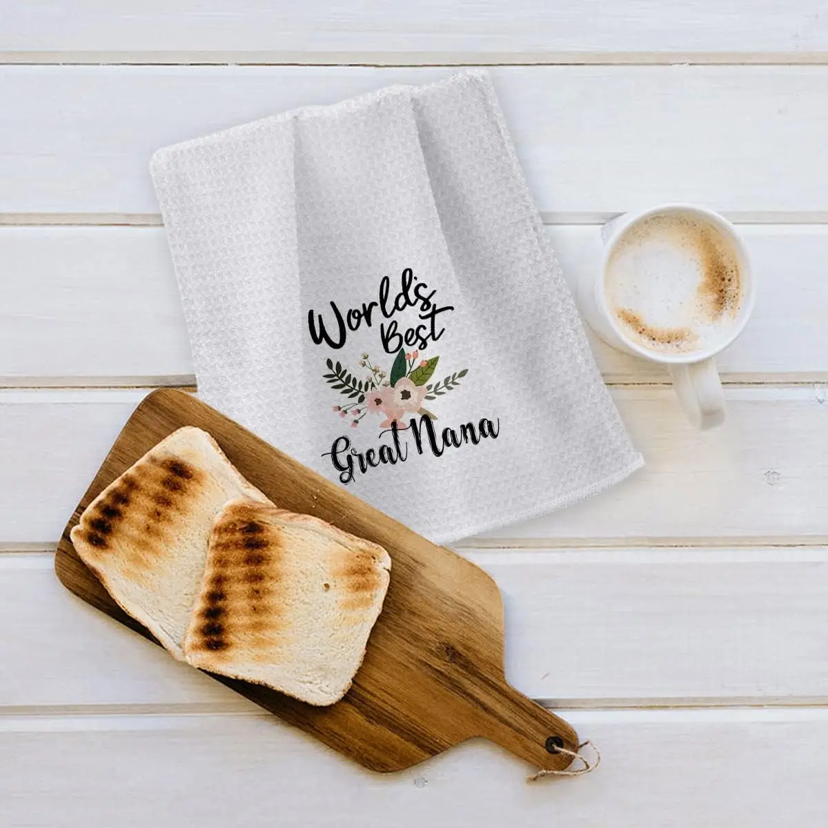 Custom Printed Woven Microfiber Waffle Dish Towel Absorbent Quick Dry Eco-Friendly Kitchen Tea Towel Custom Color - Image 6