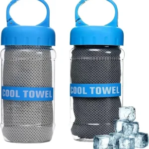 Custom Quick Dry Ice Towel Soft Cooling Microfiber Fitness Gym Towel Breathable Lightweight Sports Towel Running