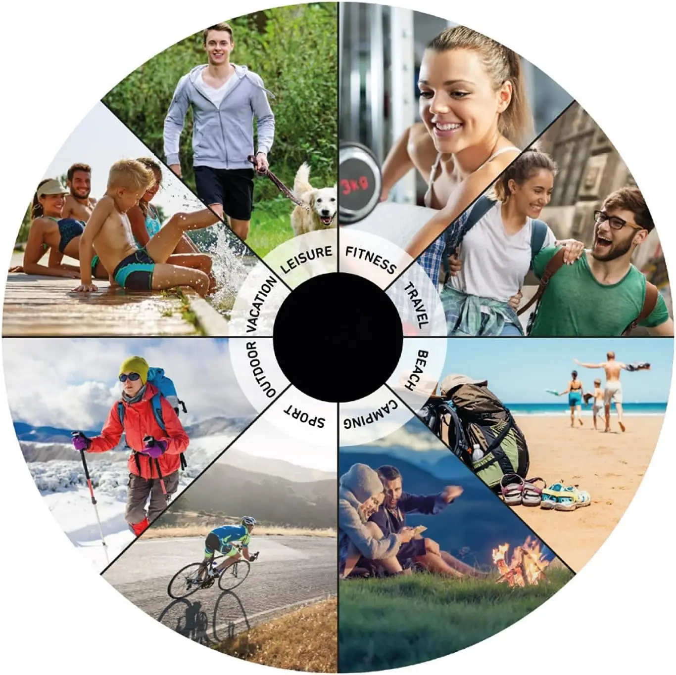 Custom Quick Dry Microfiber Beach Towel Lightweight Sports Travel Camping Soft Woven Roll - Image 2