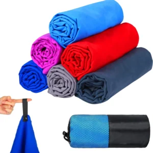 Custom Quick Dry Sports Towel Beach Summer Polyester Microfiber Custom Color Size