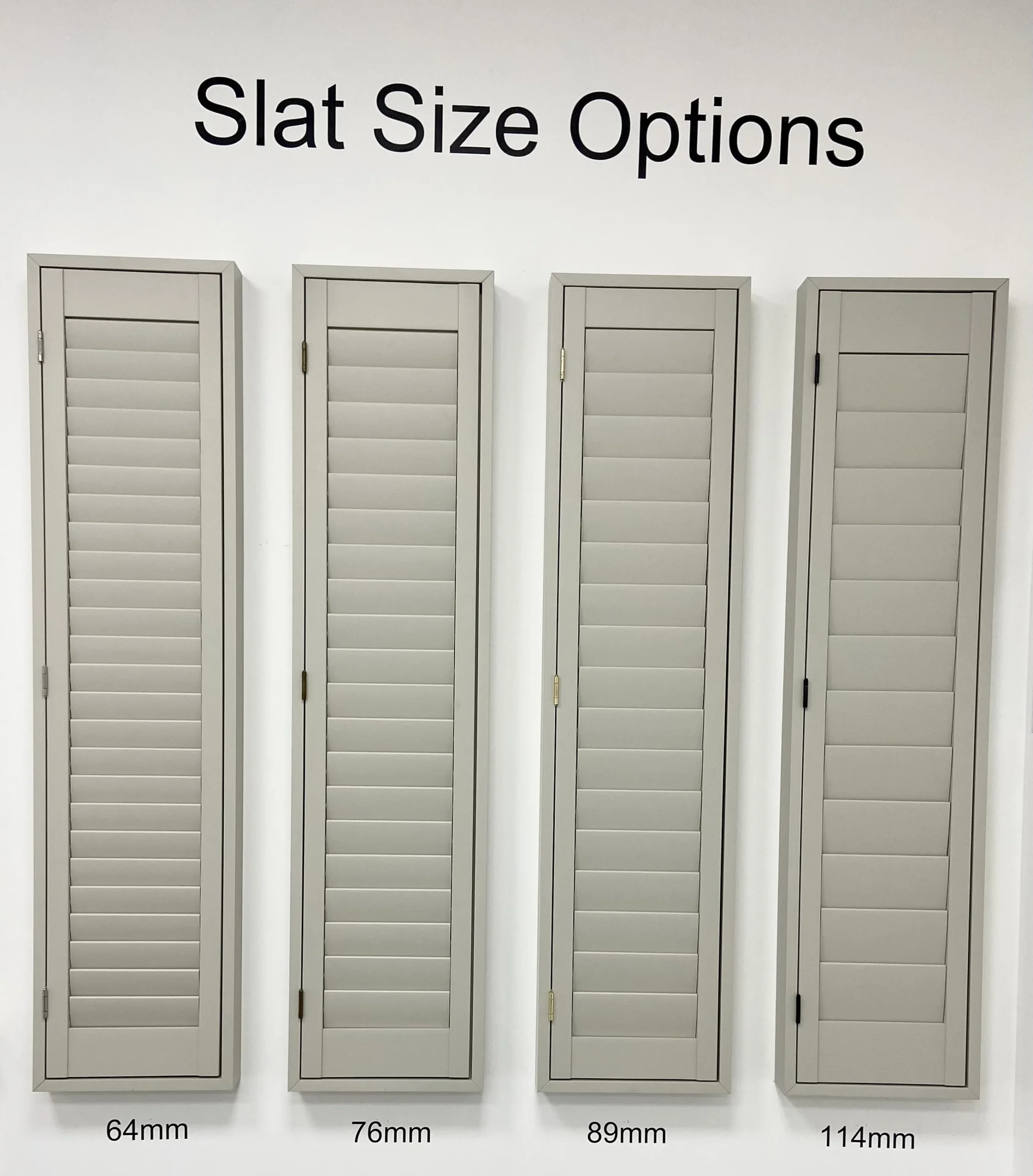 Custom Size Motorized Wood Sun Shade Shutter Louver Horizontal Pattern - Image 3