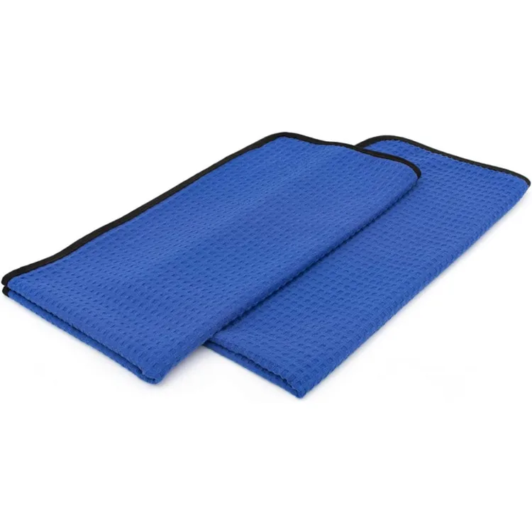 Custom Size Soft Waffle Towel Plain Edge Strip High Weight Super Absorbent Beach Logo - Image 5