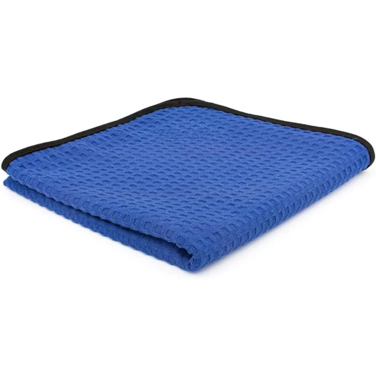 Custom Size Soft Waffle Towel Plain Edge Strip High Weight Super Absorbent Beach Logo - Image 6