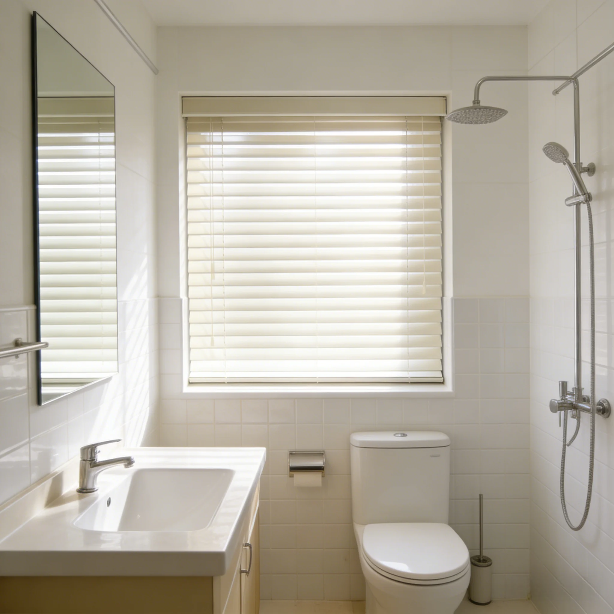 Custom Size Waterproof PVC Blinds for Bathroom Moisture-Proof Anti-Mold Window Coverings - Image 2