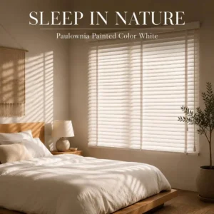 Custom Size White PVC Venetian Blinds 50mm UV Blocking Privacy Control