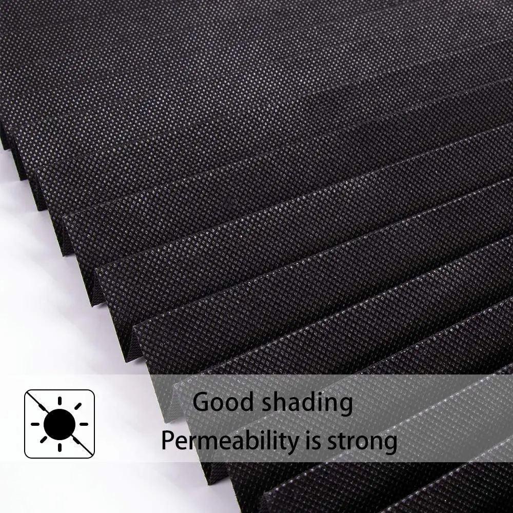 Custom Vertical Pattern Paper Blinds UV Blocking Pleated Shades Pinhole - Image 2