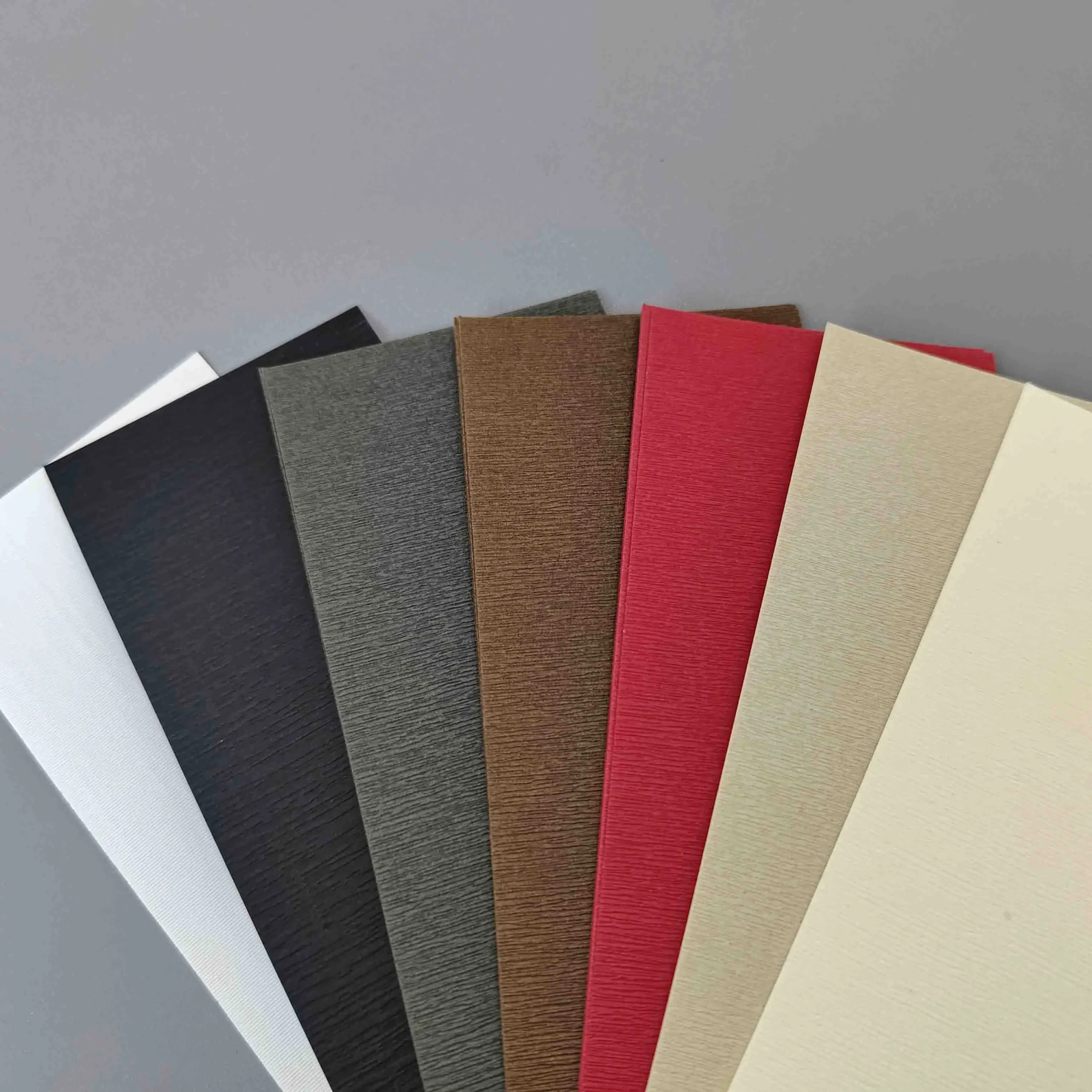 Custom Vertical Pattern Paper Blinds UV Blocking Pleated Shades Pinhole - Image 6