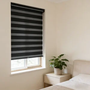 Custom Zebra Blinds Luxury Dimmable Window Shades Custom Size and Color