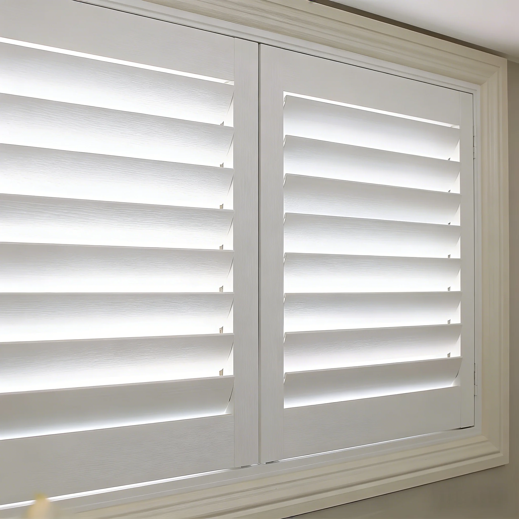 Customizable Color Eco-Friendly UV Blocking Durable Wooden Plantation Shutters OEM Factory - Image 4