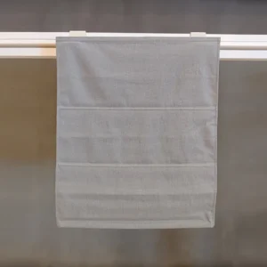 Customized Cordless Black Roman Shade Roll-Up Blackout Eco-Friendly Anti-UV