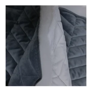 Customized Double Side Diamond Quilting Woven Polyester Fabric for Garment