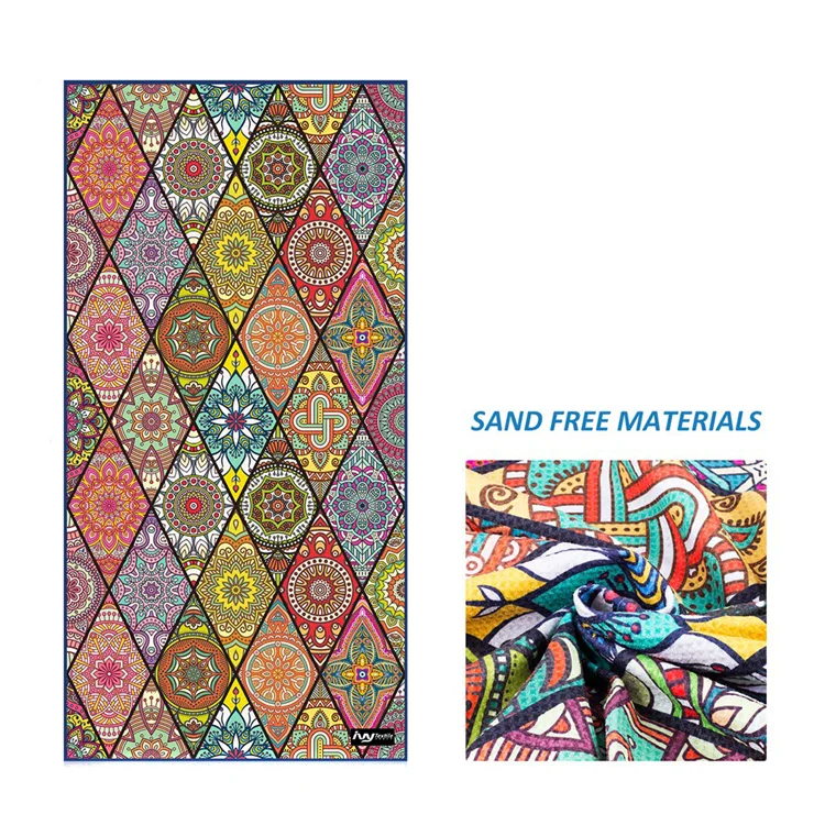 Customized Extra Large Waffle Beach Towel 80x160cm 90x180cm Microfiber OEKO-TEX - Image 5