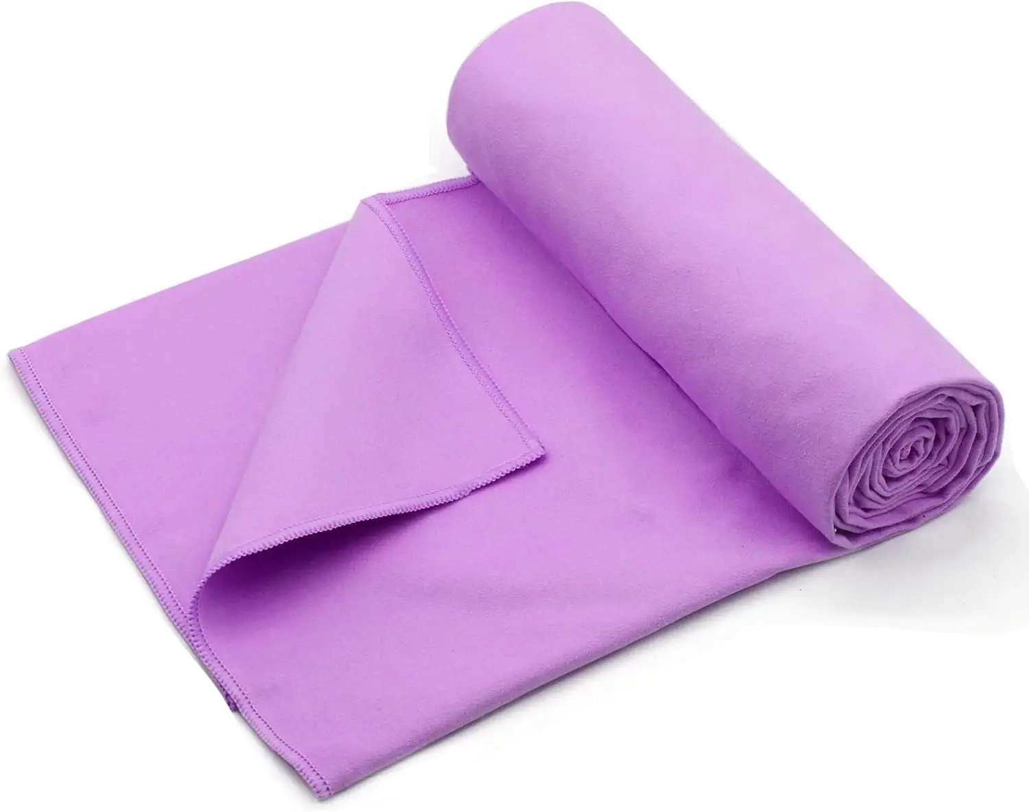 Customized Grip Dot Microfiber Suede Yoga Towel Quick-Dry Travel Fitness Mat - Image 2