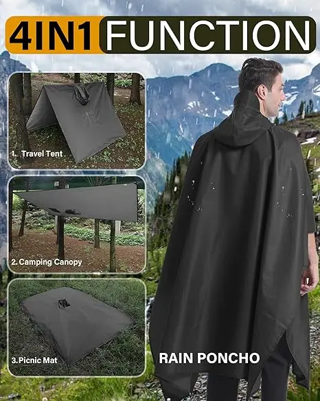 Customized Logo Microfiber Hooded Beach Towel Poncho for Adults Surf Hiking - Image 5