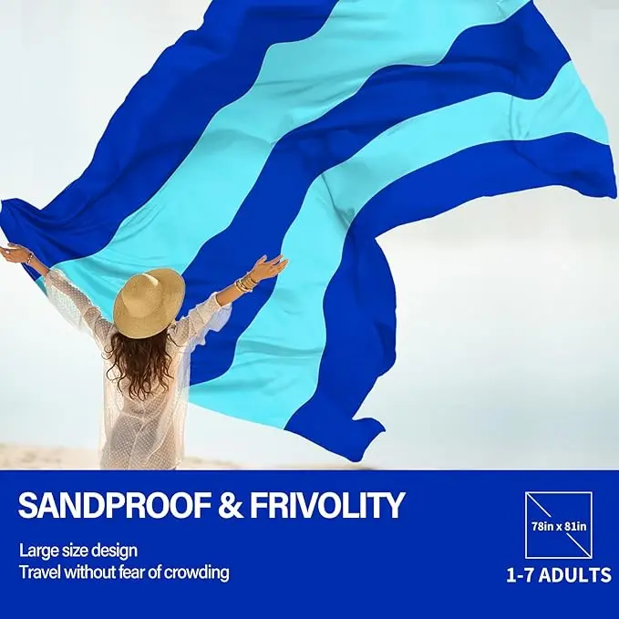 Customized Logo Microfiber Hooded Beach Towel Solid Color Surf Poncho for Adults - Image 2