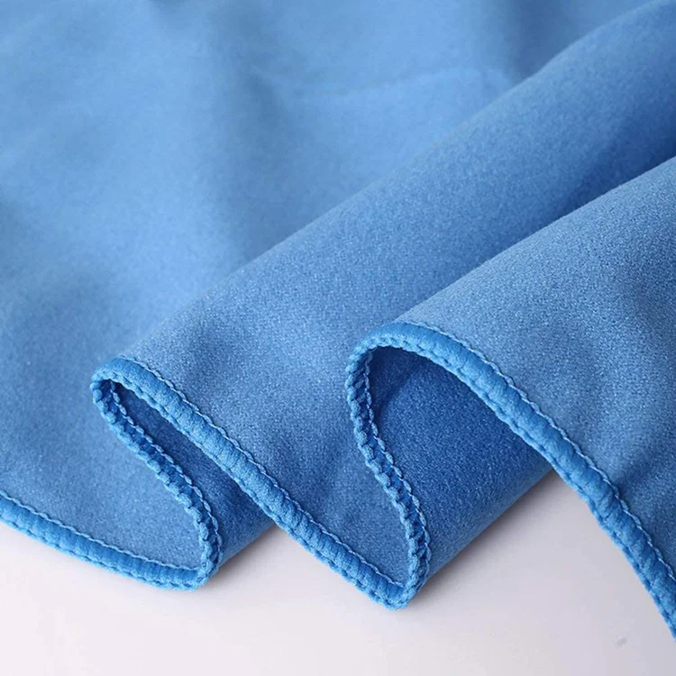 Customized Logo Microfiber Suede Beach Towel Quick Dry Sand-Free OEM - Image 2