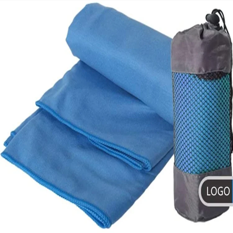 Customized Logo Microfiber Suede Beach Towel Quick Dry Sand-Free OEM - Image 4