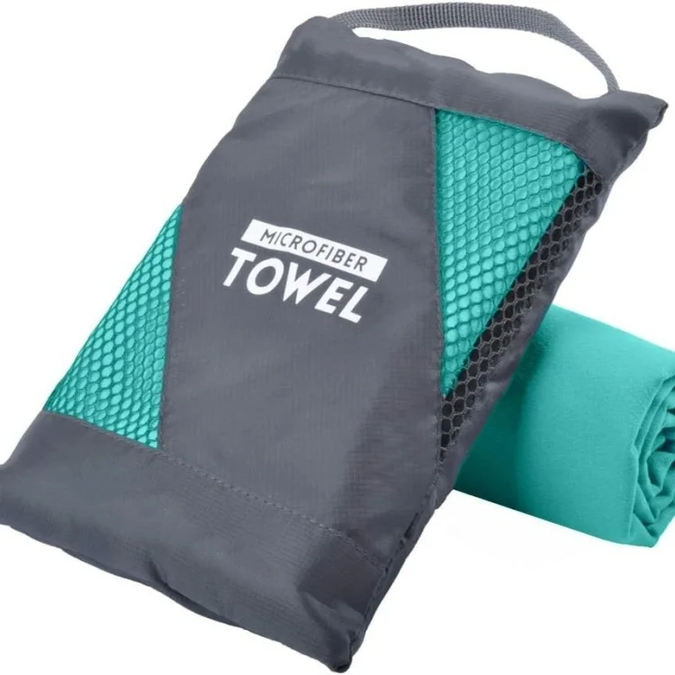 Customized Microfiber Beach Towel with Logo Quick Dry Lightweight Travel