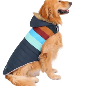 Customized Print Fleece Pet Jacket Lightweight Quilted Dog Puffy Coat