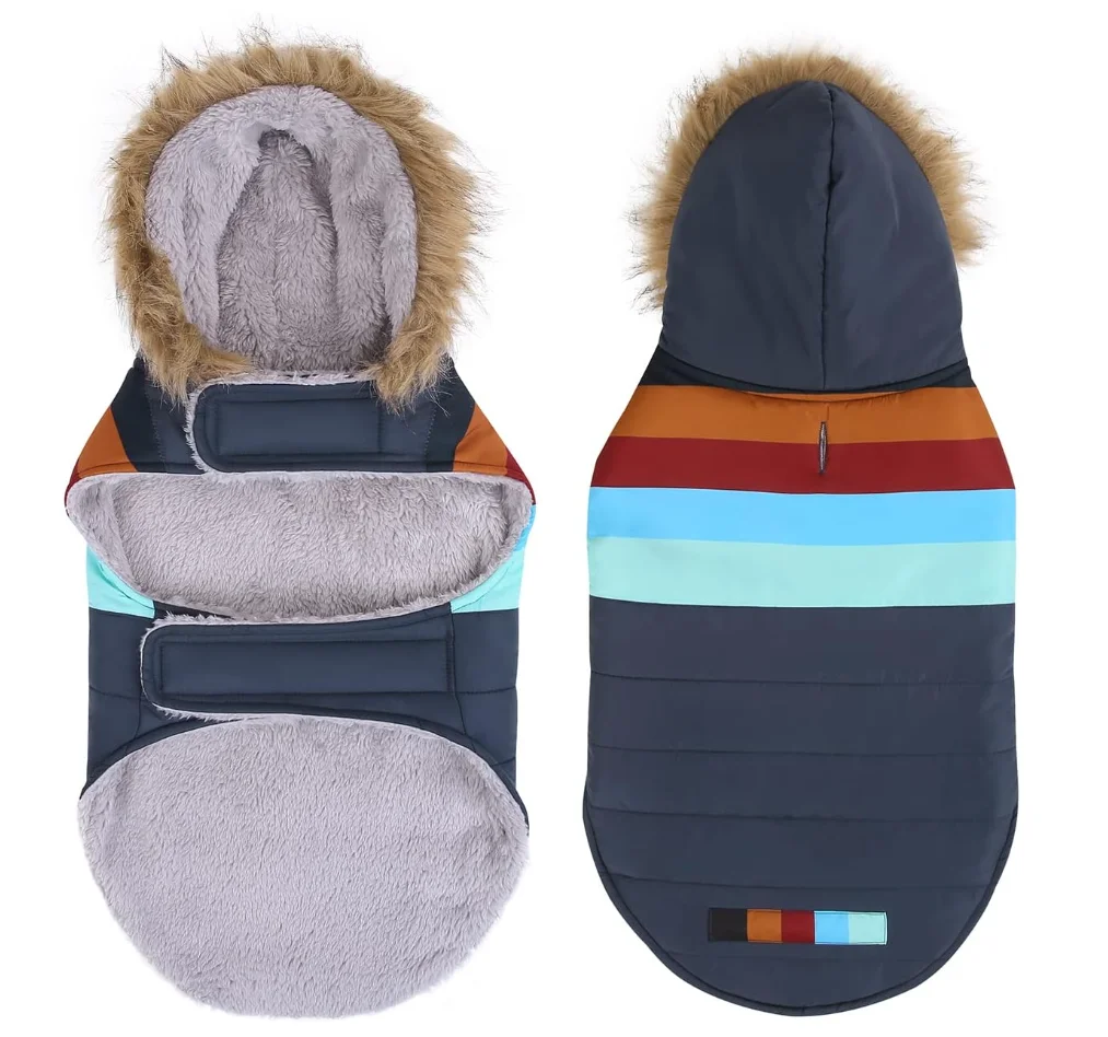 Customized Print Fleece Pet Jacket Lightweight Quilted Dog Puffy Coat - Image 2