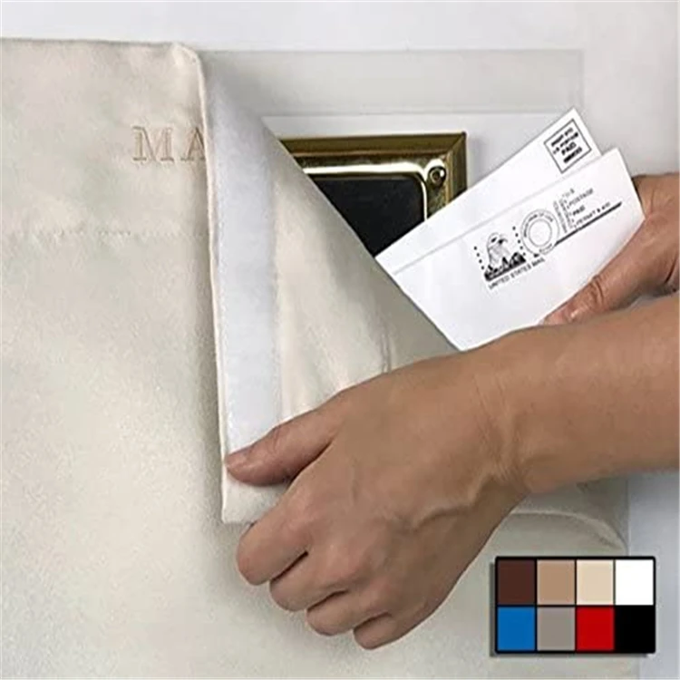 Customized Suede Mail Catcher Letter Box Style Home Decor