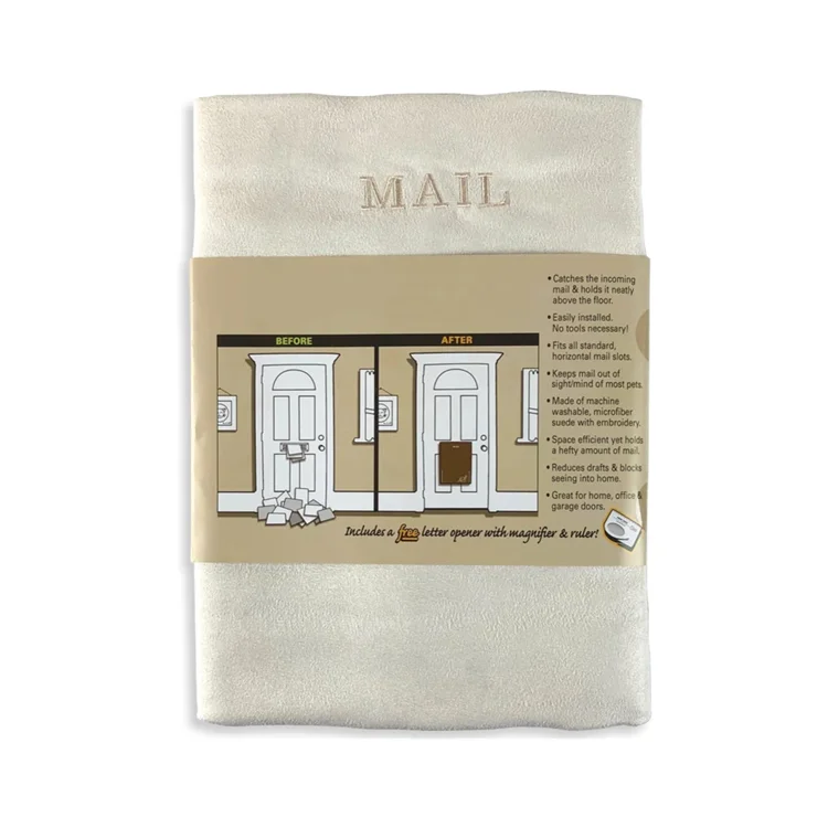 Customized Suede Mail Catcher Letter Box Style Home Decor - Image 2