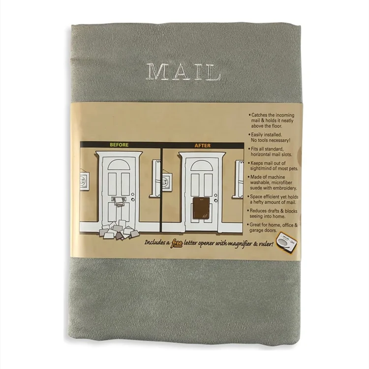 Customized Suede Mail Catcher Letter Box Style Home Decor - Image 4