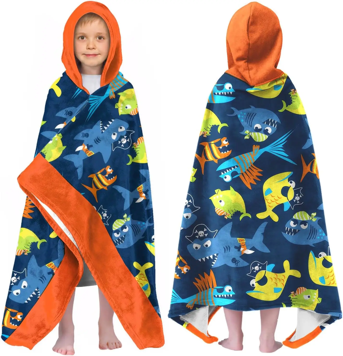 Customized Summer Beach Towel Eco-Friendly Absorbent Suede Hoodie Sustainable Microfiber Antimicrobial Quick-Dry Soft
