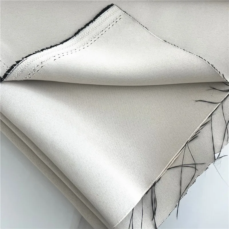 Double Side Matt Flame Retardant Blackout Curtain Fabric 100 Percent Polyester 250gsm 300cm IFR 3-4 Pass